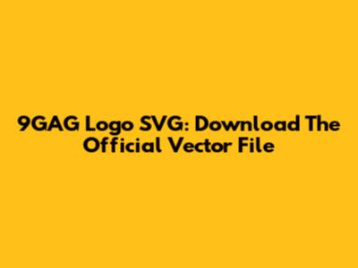 9GAG Logo SVG: Download The Official Vector File