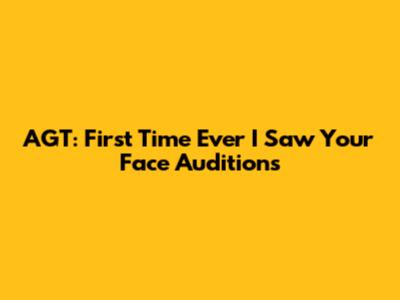AGT: 'First Time Ever I Saw Your Face' Auditions