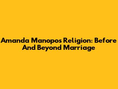 Amanda Manopo's Religion: Before And Beyond Marriage
