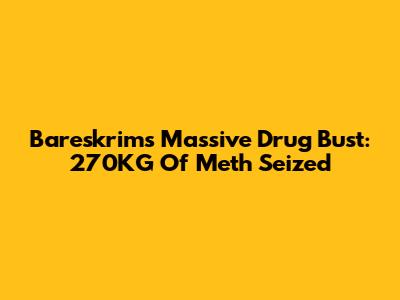Bareskrim's Massive Drug Bust: 270KG Of Meth Seized