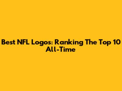 Best NFL Logos: Ranking The Top 10 All-Time