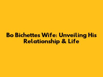Bo Bichette's Wife: Unveiling His Relationship & Life