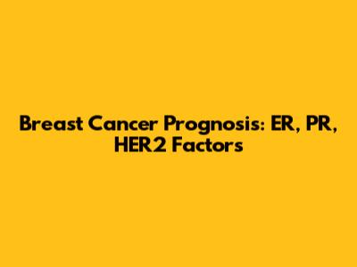 Breast Cancer Prognosis: ER, PR, HER2 Factors