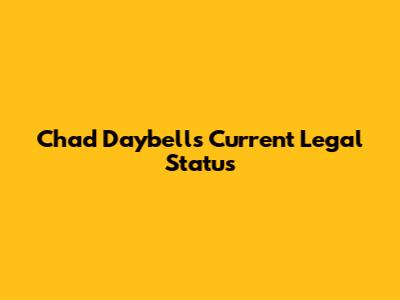 Chad Daybell's Current Legal Status