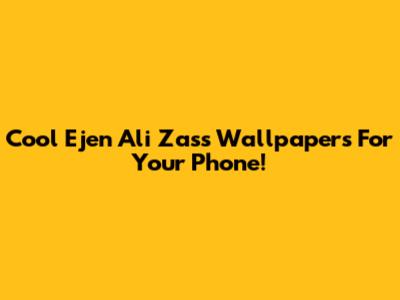 Cool Ejen Ali Zass Wallpapers For Your Phone!
