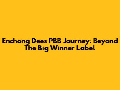 Enchong Dee's PBB Journey: Beyond The Big Winner Label