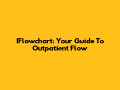 IFlowchart: Your Guide To Outpatient Flow