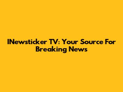 INewsticker TV: Your Source For Breaking News