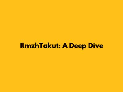 IlmzhTakut: A Deep Dive
