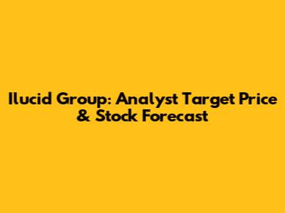 Ilucid Group: Analyst Target Price & Stock Forecast