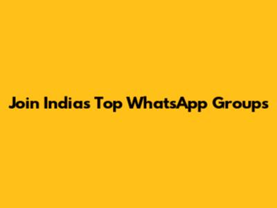 Join India's Top WhatsApp Groups