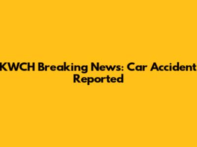 KWCH Breaking News: Car Accident Reported
