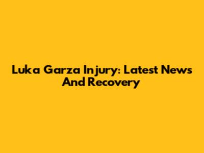 Luka Garza Injury: Latest News And Recovery