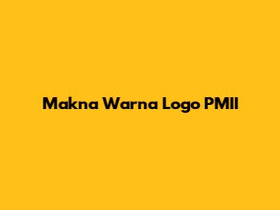 Makna Warna Logo PMII