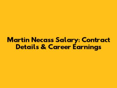 Martin Necas's Salary: Contract Details & Career Earnings