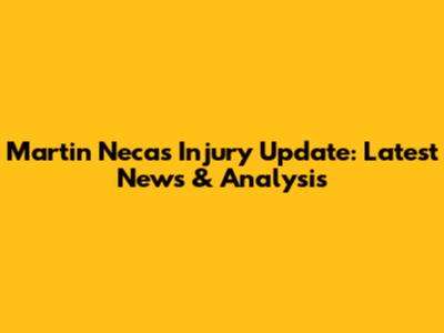Martin Necas Injury Update: Latest News & Analysis