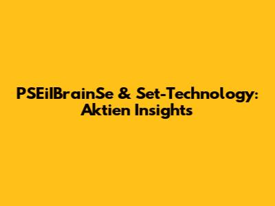 PSEiIBrainSe & Set-Technology: Aktien Insights
