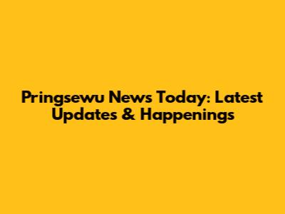 Pringsewu News Today: Latest Updates & Happenings
