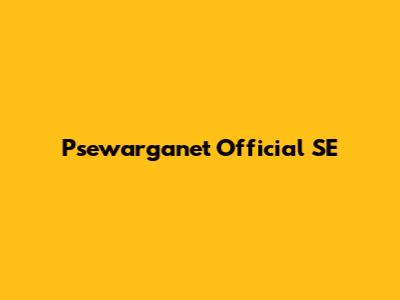 Psewarganet Official SE