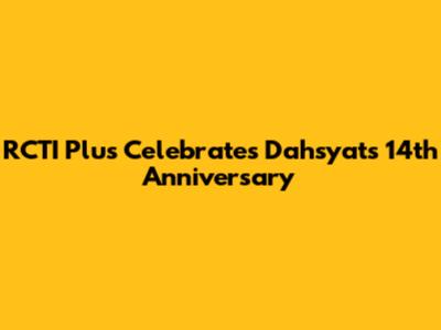 RCTI Plus Celebrates Dahsyat's 14th Anniversary
