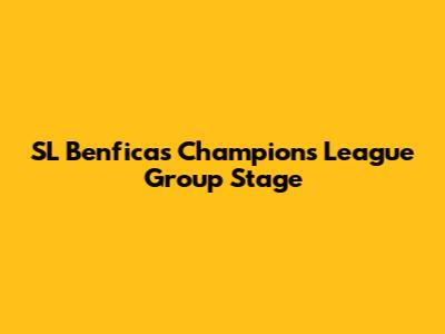 SL Benfica's Champions League Group Stage