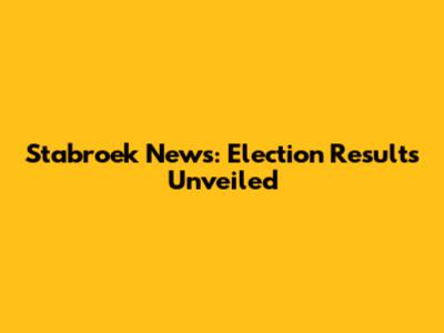 Stabroek News: Election Results Unveiled