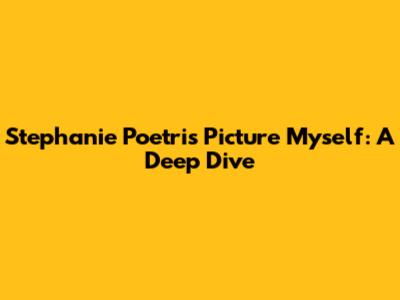 Stephanie Poetri's 'Picture Myself': A Deep Dive