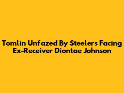 Tomlin Unfazed By Steelers Facing Ex-Receiver Diontae Johnson