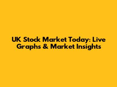 UK Stock Market Today: Live Graphs & Market Insights