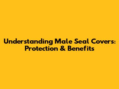 Understanding Male Seal Covers: Protection & Benefits