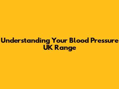 Understanding Your Blood Pressure UK Range