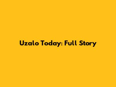 Uzalo Today: Full Story