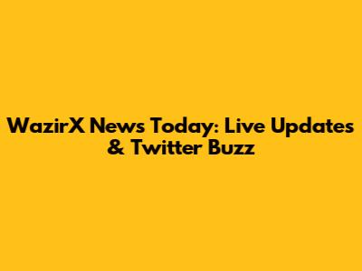 WazirX News Today: Live Updates & Twitter Buzz