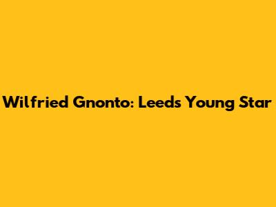 Wilfried Gnonto: Leeds' Young Star
