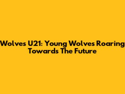 Wolves U21: Young Wolves Roaring Towards The Future