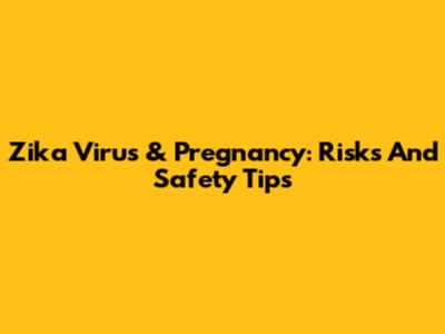 Zika Virus & Pregnancy: Risks And Safety Tips